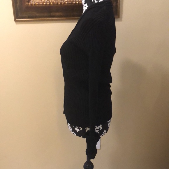 ✔️Anne Fontaine Veronica ribbed zip up cut-in chenille trimmed cardigan - Picture 6 of 15